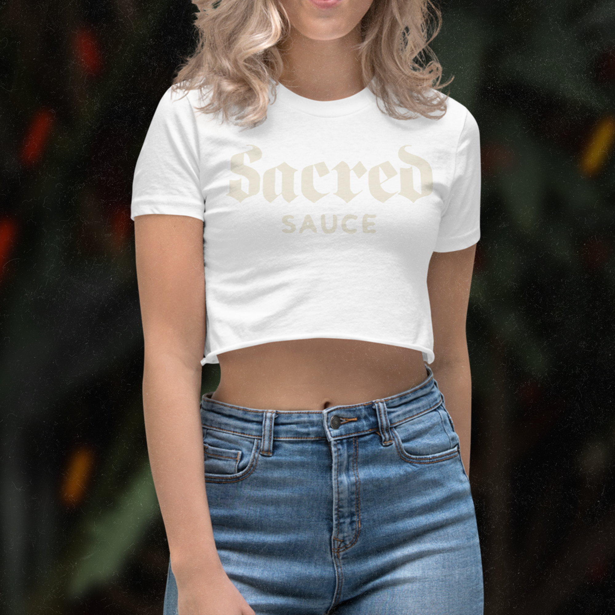 Fiercely Natural Women's Crop - Sacred Sauce